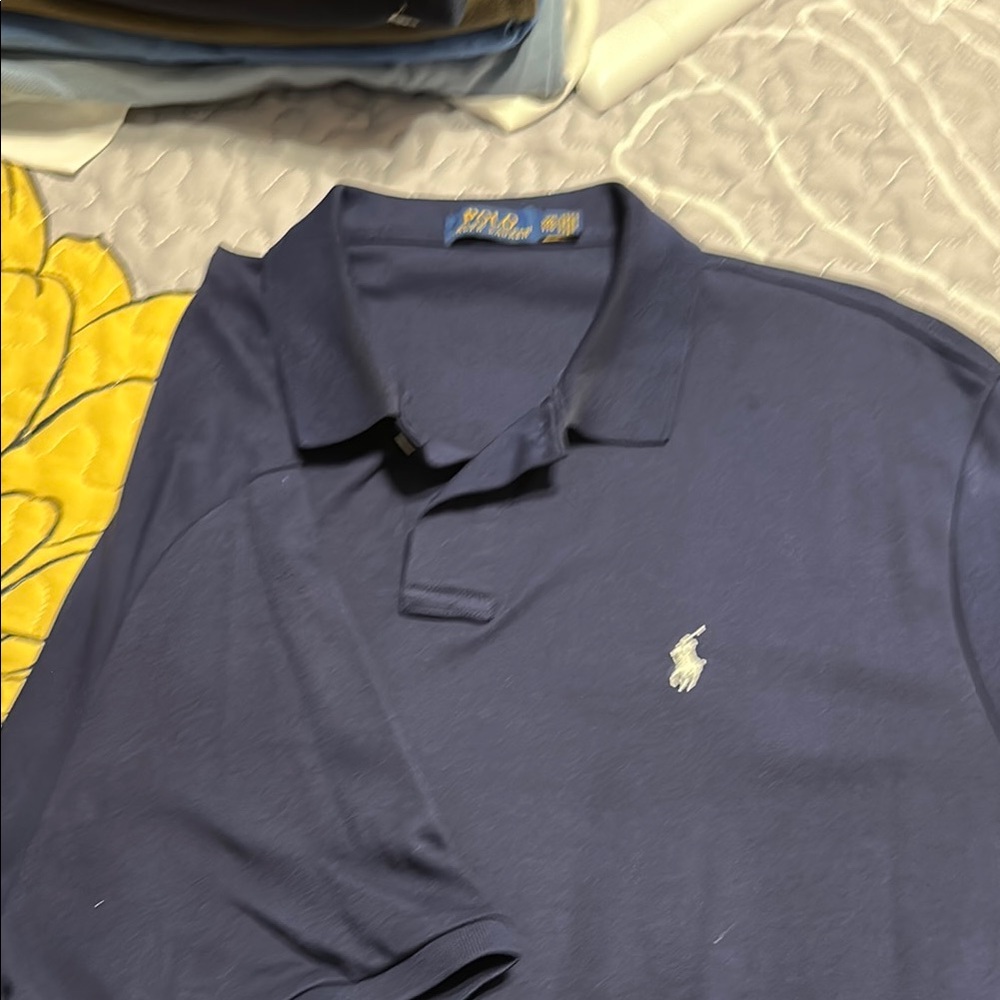 Polo by Ralph Lauren Blue Polo Shirt Classic Design